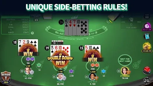 Variedad de juegos de casino